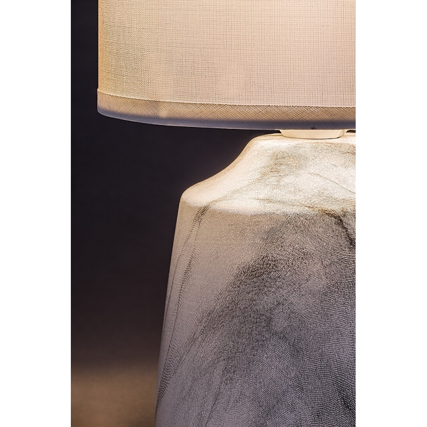 Rabalux - Stona lampa 1xE14/40W/230V bela/mermerni dekor