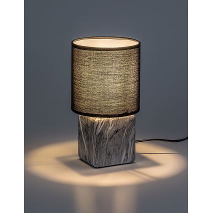 Rabalux - Stona lampa 1xE14/40W/230V crna/dekor mermera