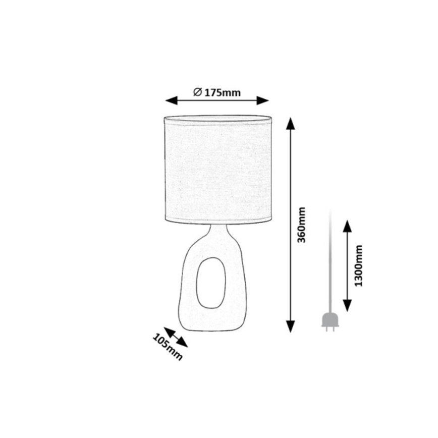 Rabalux - Stona lampa 1xE14/40W/230V plava