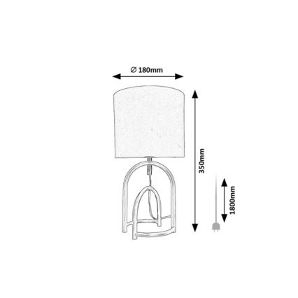 Rabalux - Stona lampa 1xE14/25W/230V
