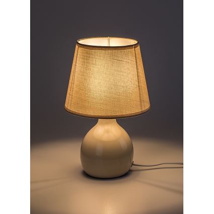 Rabalux - Stona lampa 1xE14/40W/230V bež