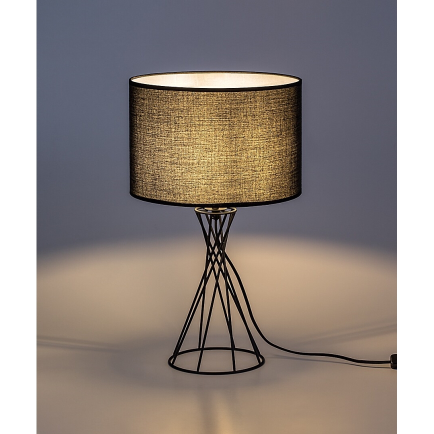 Rabalux - Stona lampa 1xE27/40W/230V crna