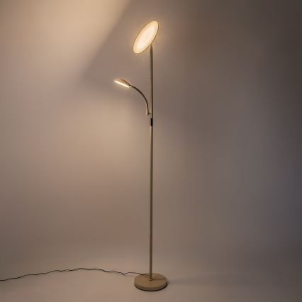 Rabalux - LED prigušiva podna lampa LED/23W/230V 3000/4200/6500 bež