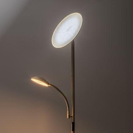 Rabalux - LED prigušiva podna lampa LED/23W/230V 3000/4200/6500 bež