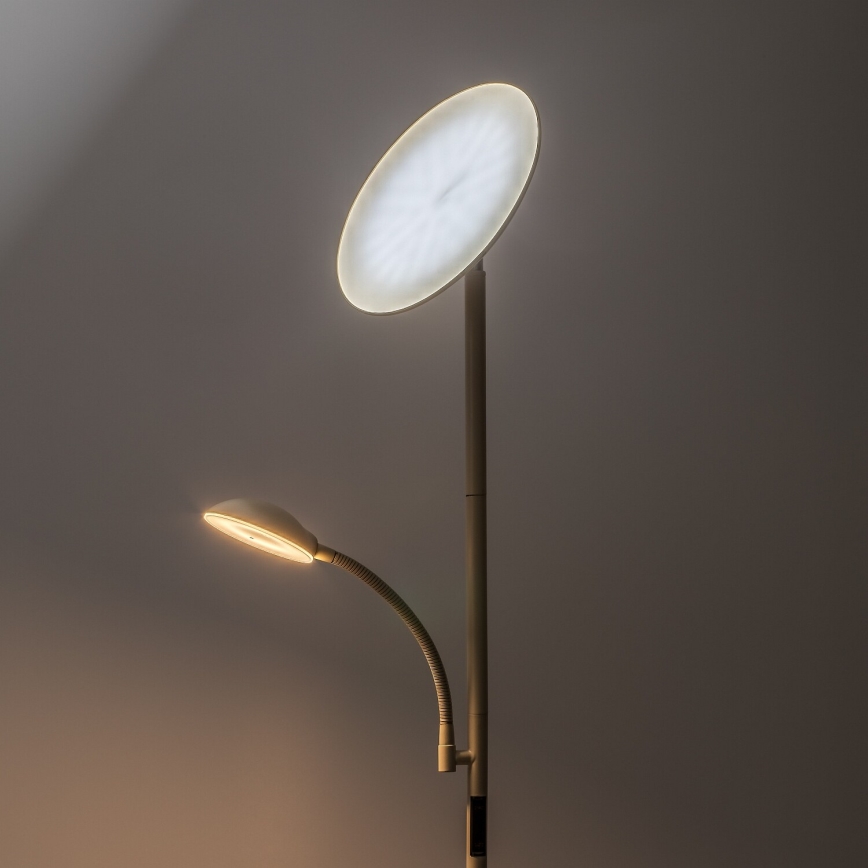 Rabalux - LED prigušiva podna lampa LED/23W/230V 3000/4200/6500 bež