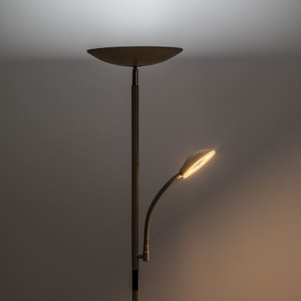 Rabalux - LED prigušiva podna lampa LED/23W/230V 3000/4200/6500 bež