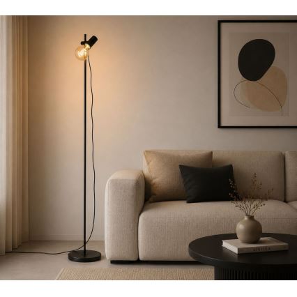 Rabalux - Stojeća lampa 1xE27/60W/230V crna