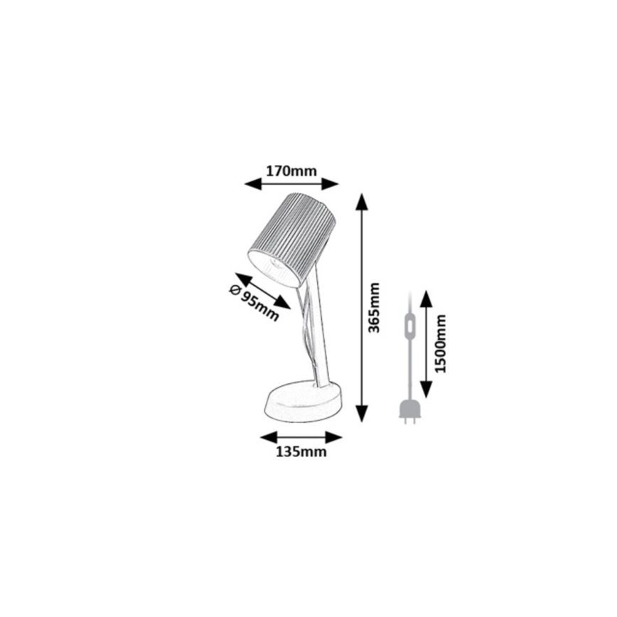 Rabalux - Stona lampa 1xE14/11W/230V zelena