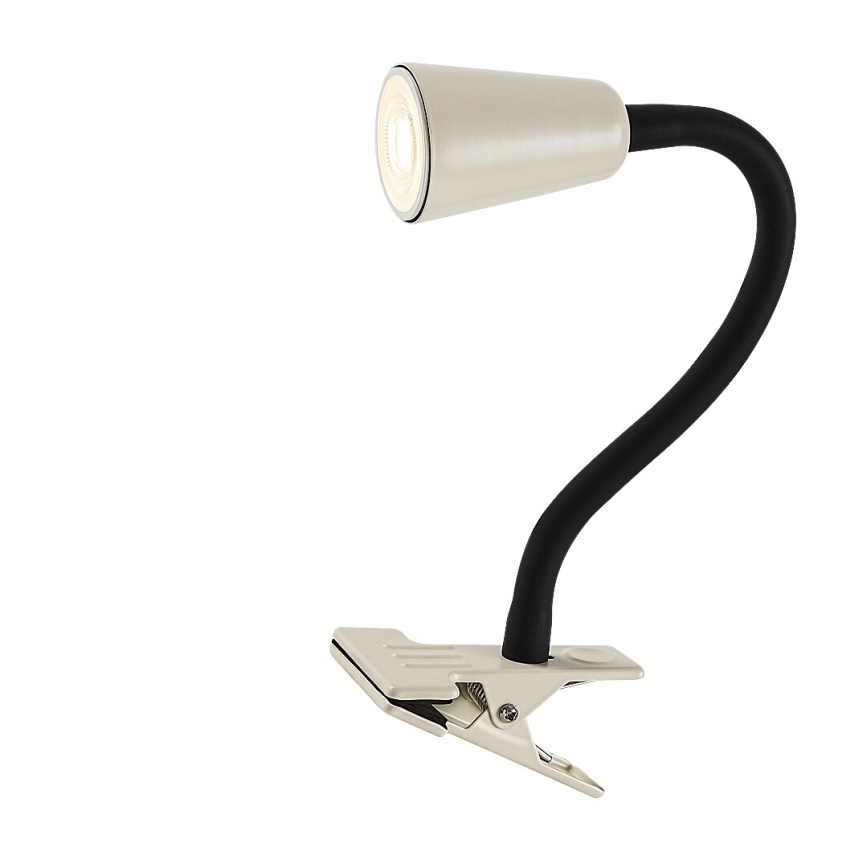 Rabalux - Stona lampa sa klipsom 1xGU10/7W/230V krem