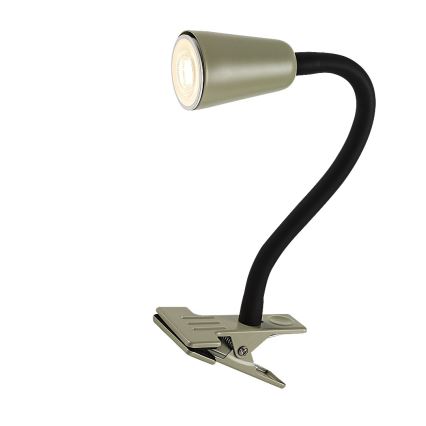 Rabalux - Stona lampa sa stezaljkom 1xGU10/7W/230V kaki