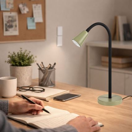 Rabalux - Stona lampa 1xGU10/7W/230V kaki