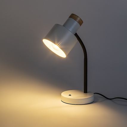 Rabalux - Stona lampa 1xE27/20W/230V bela