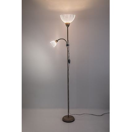 Rabalux - Podna lampa 1xE27/60W/230V + 1xE14/25W bež