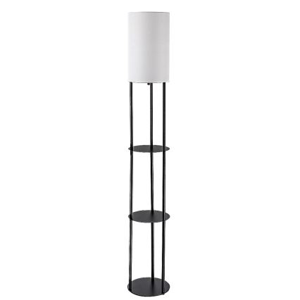 Rabalux - Podna lampa sa policama 1xE27/40W/230V crna