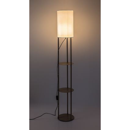 Rabalux - Podna lampa sa policama, 1xE27/40W/230V, bež