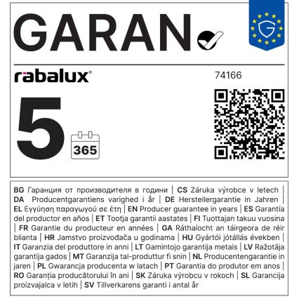 Rabalux - LED stojeća lampa LED/28W/230V 3000K
