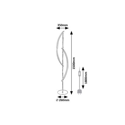 Rabalux - LED stojeća lampa LED/30W/230V