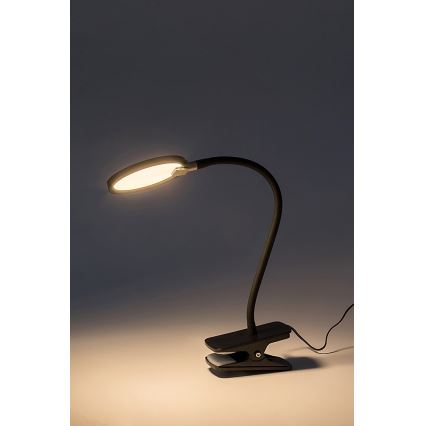 Rabalux - LED prigušiva stolna lampa sa stezaljkom LED/7W/230V 3000K