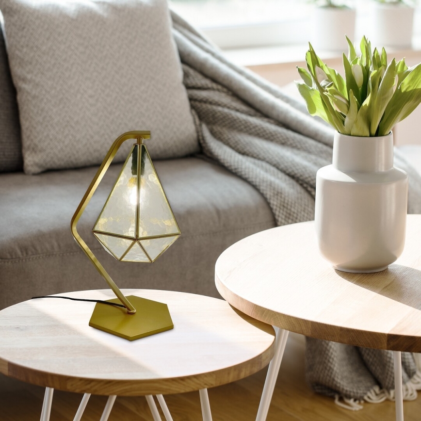 Rabalux - Tiffany vitražna stona lampa 1xE14/40W/230V zlatna