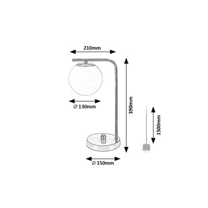 Rabalux - Stona lampa 1xE27/35W/230V