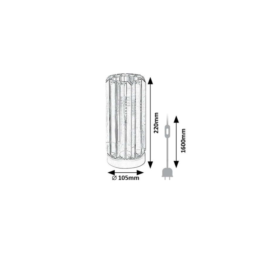 Rabalux - Stona lampa 1xE27/40W/230V