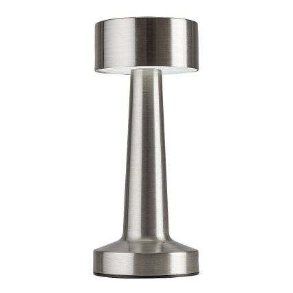 Rabalux - punjiva dodirna stona LED lampa LED/2,7W/5V 1200mAh 3000/4000/6000K mat hrom