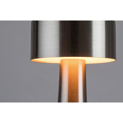 Rabalux - punjiva dodirna stona LED lampa LED/2,7W/5V 1200mAh 3000/4000/6000K mat hrom