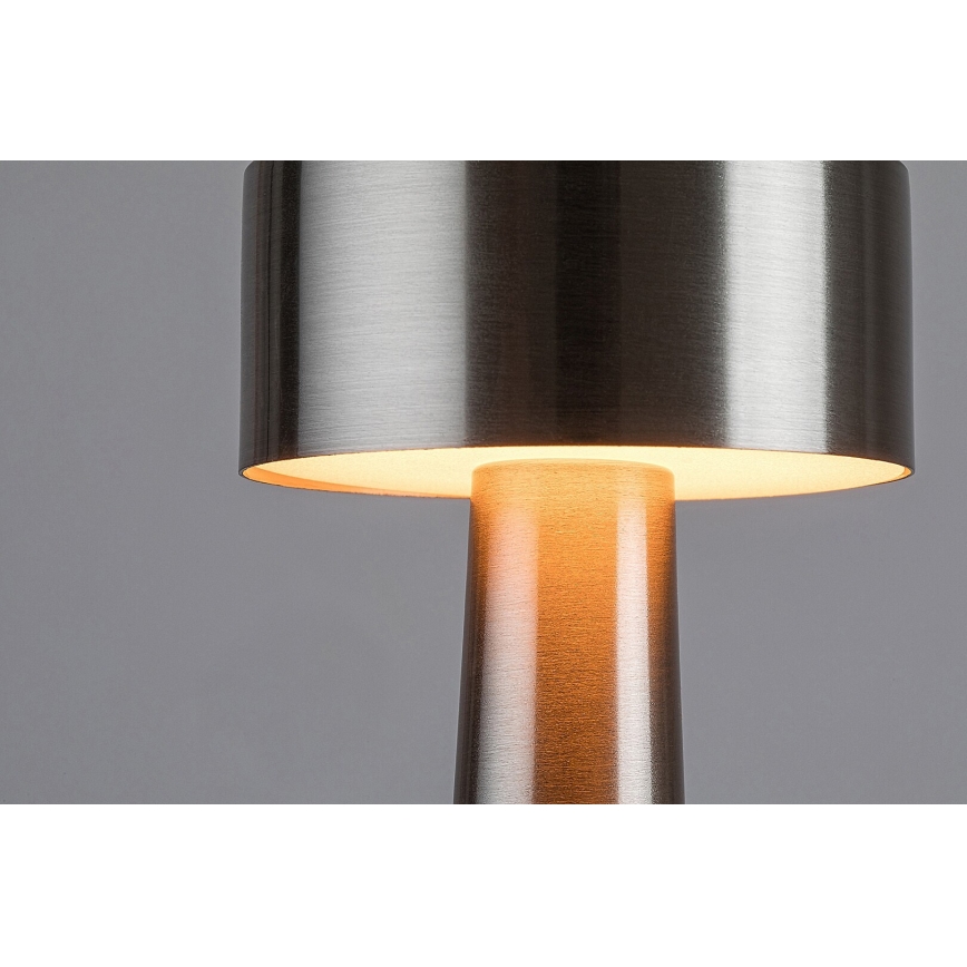 Rabalux - punjiva dodirna stona LED lampa LED/2,7W/5V 1200mAh 3000/4000/6000K mat hrom