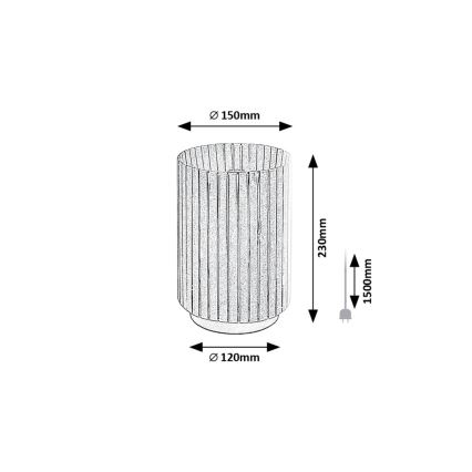 Rabalux - Stona lampa 1xE27/6W/230V
