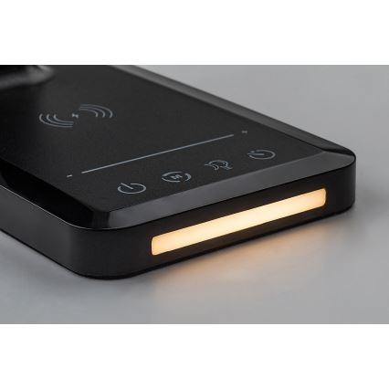 Rabalux 74213 - LED prigušiva fleksibilna stona lampa sa bežičnim QI punjenjem i USB LED/5W/5V 3000-6500K