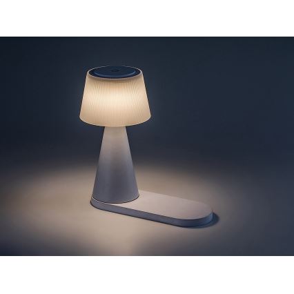Rabalux - LED prigušiva punjiva stona lampa sa bežičnim punjenjem LED/5W/5V 3000/4000/5000K