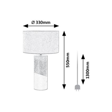 Rabalux - Stona lampa 1xE27/40W/230V
