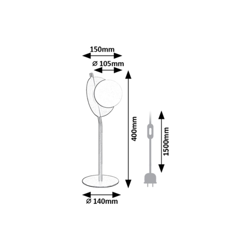 Rabalux - Stona lampa 1xG9/5W/230V