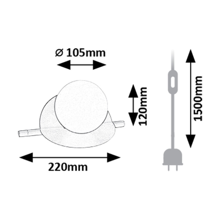 Rabalux - Stona lampa 1xG9/5W/230V