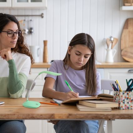 Rabalux - LED prigušiva fleksibilna stona lampa LED/2W/5V zelena