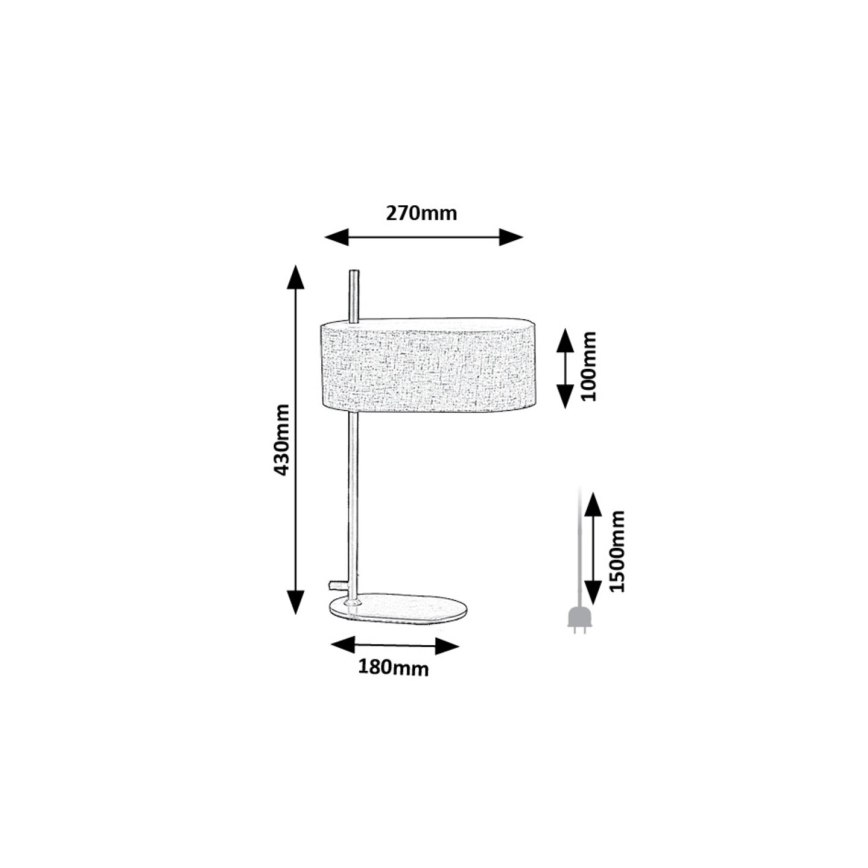 Rabalux - Stona lampa 1xE14/40W/230V