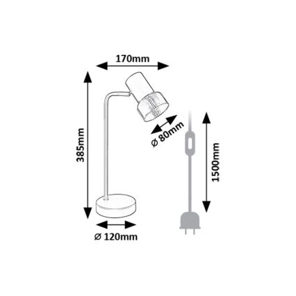 Rabalux - Stona lampa 1xE14/15W/230V