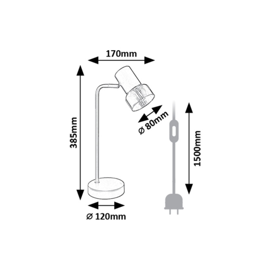Rabalux - Stona lampa 1xE14/15W/230V