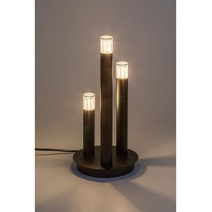 Rabalux - Stona lampa 3xG9/5W/230V crna