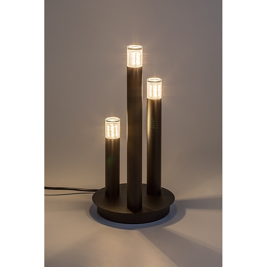 Rabalux - Stona lampa 3xG9/5W/230V crna