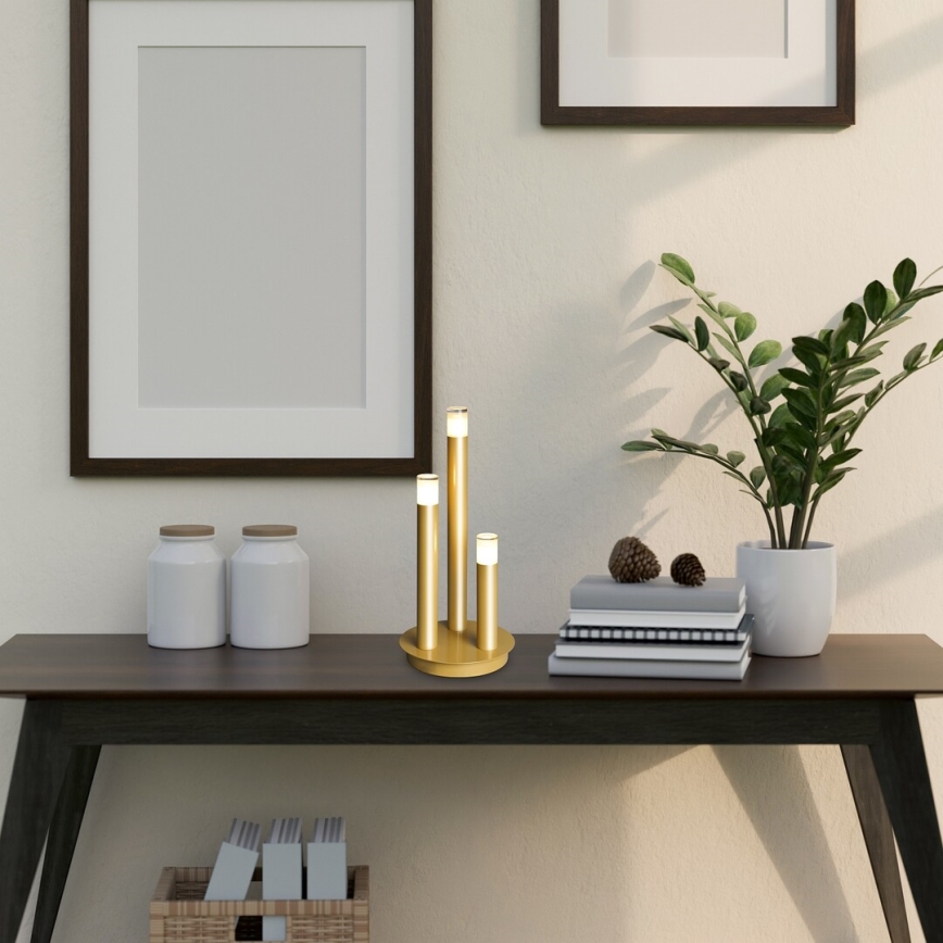 Rabalux - Stona lampa 3xG9/5W/230V zlatna