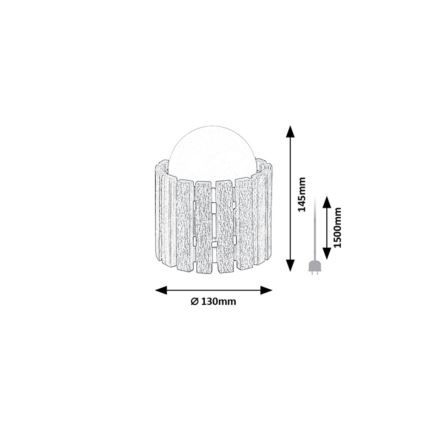 Rabalux - Stona lampa 1xG9/5W/230V