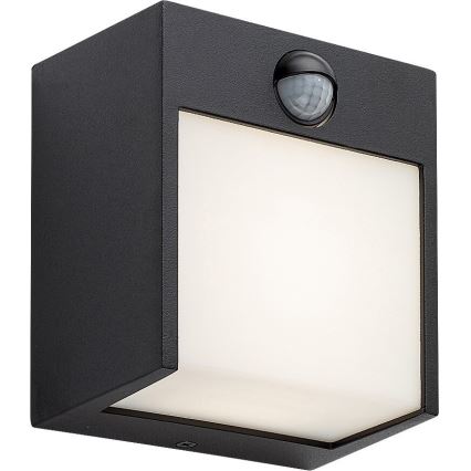 Rabalux - LED spoljašnje zidno svetlo sa senzorom LED/12W/230V crno IP44