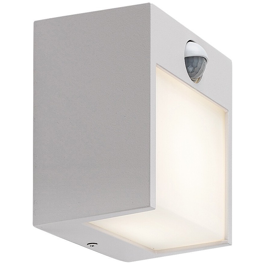 Rabalux - LED spoljašnja zidna svetiljka sa senzorom, LED/12W/230V, bela, IP44