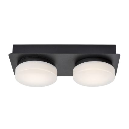 Rabalux - LED stropno kupatilsko svetlo 2xLED/5,5W/230V IP44 crna