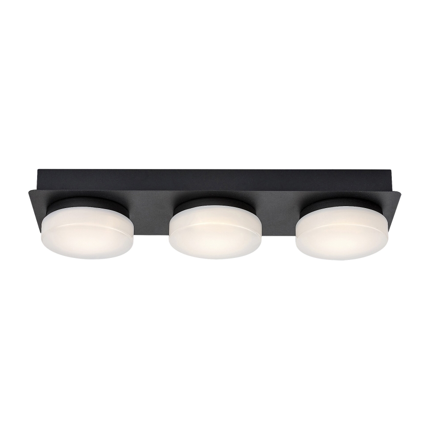 Rabalux - LED plafonsko svetlo za kupatilo 3xLED/6W/230V IP44 crna