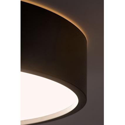 Rabalux - LED stropna svetiljka sa senzorom LED/19W/230V IP44 4000K prečnika 28,5 cm crna