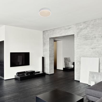 Rabalux - LED plafonsko svetlo sa senzorom LED/19W/230V, IP44, 4000K, fi 28,5 cm, belo