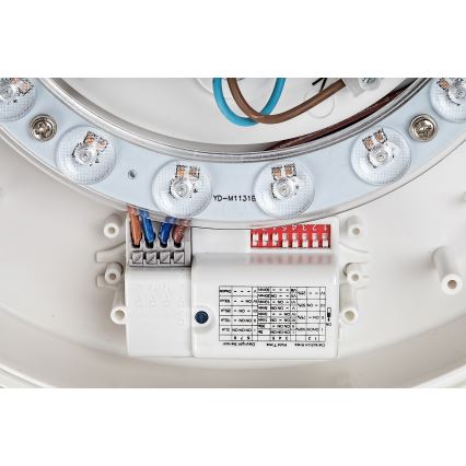 Rabalux - LED plafonsko svetlo sa senzorom LED/19W/230V, IP44, 4000K, fi 28,5 cm, belo