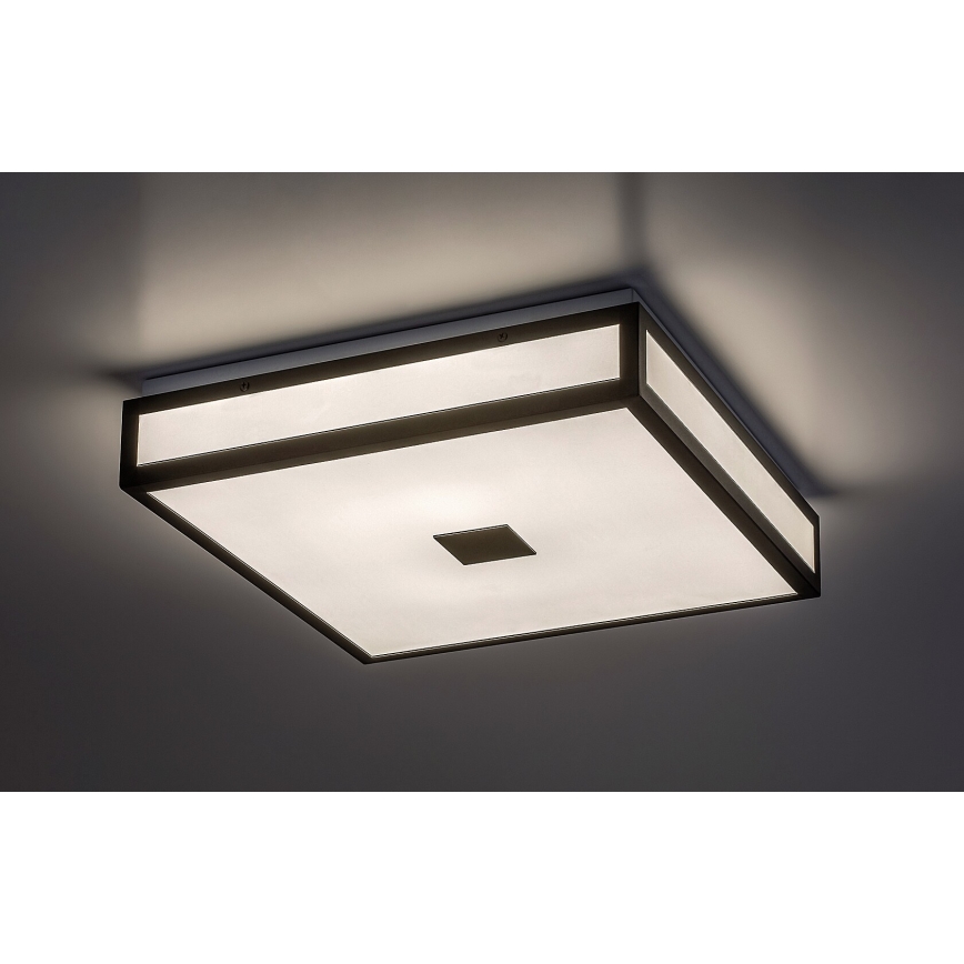 Rabalux - LED plafonsko svetlo za kupatilo LED/24W/230V IP44 4000K 40x40 cm crno